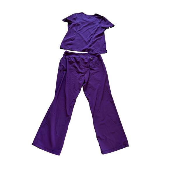 EUC Cherokee Infinity purple scrub set sz XL - Picture 8 of 10
